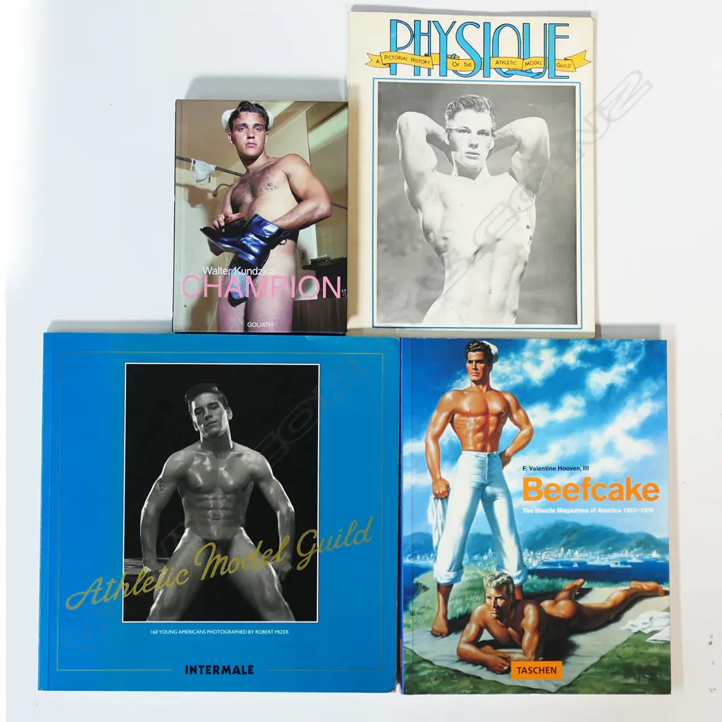 FOUR PUBLICATIONS ON ATHLETIC MALE PHOTOGRAPHY Image 1++